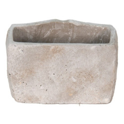 Usměvavý cementový květináč Mouth - 21*13*14 cm
