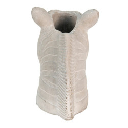 Cementový květináč v designu hlavy zebry - 16*10*15 cm