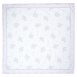 Bavlněný čtvercový ubrus s levandulemi Lavander Garden - 150*250 cm
