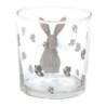 Sklenička na vodu se zajíčkem Rustic Easter Bunny - Ø 8*9 cm/ 250ml