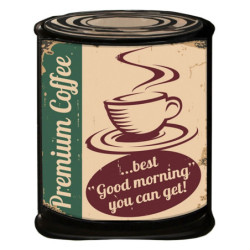 Kovová nástěnná cedule Premium Coffee - 20*1*26 cm