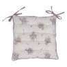 Bavlněný podsedák s levandulemi a výplní Lavander Garden - 40*40*4 cm