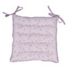 Bavlněný podsedák s levandulemi a výplní Lavander Garden - 40*40*4 cm