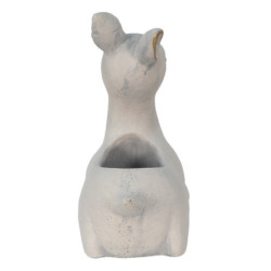 Cementový květináč ve tvaru srnečky - 23*11*21 cm