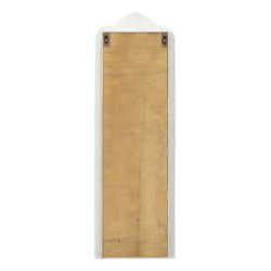 Bílá nástěnná polička se 4-mi poličkami Vione - 42*19*126 cm