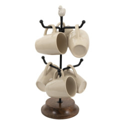 6x hrneček na kovovém stojanu Chick Bei  - Ø 14*39 cm