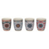 Set 4ks porcelánových hrnků s ornamenty Ornaments - 9*10 cm / 300 ml