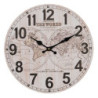 Nástěnné hodiny se zeměkoulemi The World - Ø 34*4 cm / 1*AA