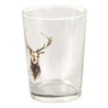 Sklenice na vodu s jelenem Cosy Lodge - Ø 8*12 cm / 450ml