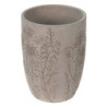 Šedý cementový obal na květináč/váza s lučními květy Wildflowers - Ø19*25cm
