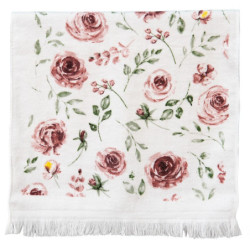 Kuchyňský froté ručník s růžemi Rustic Rose - 40*66 cm