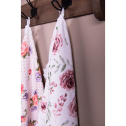 Kuchyňský froté ručník s růžemi Rustic Rose - 40*66 cm