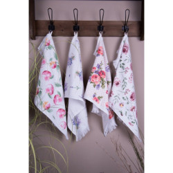 Kuchyňský froté ručník s růžemi Dotty Rose - 40*66 cm