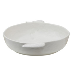 Bílá servírovací mísa s křídly Wings  - 27*22*5 cm