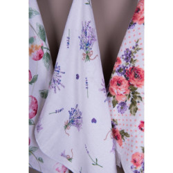 Kuchyňský froté ručník s levandulemi Lavander Garden - 40*66 cm