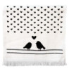 Kuchyňský froté ručník s ptáčky Love Birds - 40*66 cm