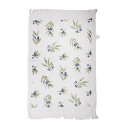 Kuchyňský froté ručník s olivami Olive Garden -  40*66 cm