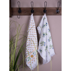 Kuchyňský froté ručník s olivami Olive Garden -  40*66 cm
