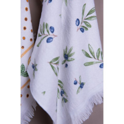 Kuchyňský froté ručník s olivami Olive Garden -  40*66 cm