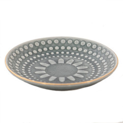 Malý šedý snídaňový talířek Breakfast - Ø13*2 cm