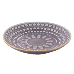 Malý fialový snídaňový talířek Breakfast - Ø 13*2 cm