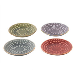 Malý fialový snídaňový talířek Breakfast - Ø 13*2 cm