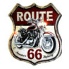 Nástěnná kovová cedule Route 66 - 30*1*35 cm