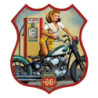 Nástěnná kovová cedule Route 66 - Full Service - 30*1*35 cm