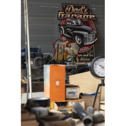 Nástěnná kovová cedule Route 66 - Full Service - 30*1*35 cm