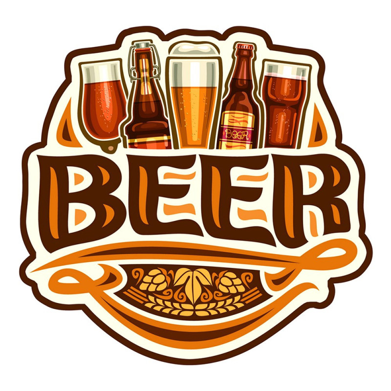 Nástěnná kovová cedule Beer - 50*1*48 cm
