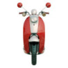 Nástěnná kovová cedule Scooter Red - 27*1*50 cm