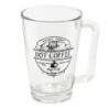 Skleněný hrnek Hot Coffee - 11*8*12 cm / 250 ml