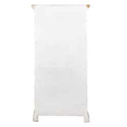 Béžovo-hnědá antik dřevěná skříň s dvířky Jacqueline - 76*38*151 cm