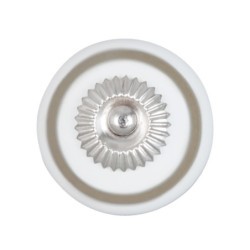 Kulatá keramická úchytka s pruhy- Ø 4 *4 cm
