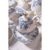 Porcelánový tea for one s modrými květy Blue Flowers - 16*15*15 cm / 400ml / 250ml