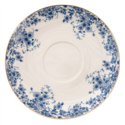 Porcelánový tea for one s modrými květy Blue Flowers - 16*15*15 cm / 400ml / 250ml