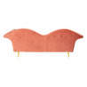 Růžová sametová sofa Evalynn - 215*73*85 cm