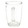 Skleněný hrnek se srdíčkem Love Birds - 11*8*11 cm / 300 ml