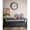 Černá antik drátěná stolní lampa Daionne - Ø 20*59 cm E27/max 1*40W