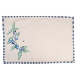 6ks textilní prostírání Blueberry Fields - 48*33 cm