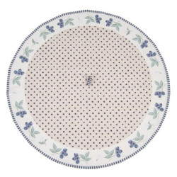 Kulatá bavlněná utěrka Blueberry Fields - Ø 80 cm