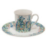 Porcelánový hrnek s květy Floweries - 12*9*9 cm / 330 ml