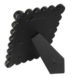 Stříbrný fotorámeček s patinou Drops - 19*2*24 cm / 13*18 cm