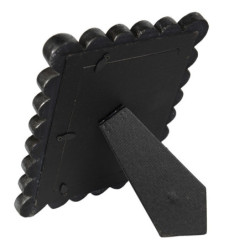 Stříbrný fotorámeček s patinou Drops - 17*2*22 cm / 10*15 cm
