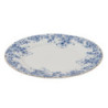 Porcelánový dezertní talíř s modrými květy Blue Flowers - Ø 21*2 cm