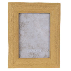 Rezavý antik fotorámeček s plastickým okrajem - 20*2*25 cm / 13*18 cm