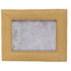 Rezavý antik fotorámeček s plastickým okrajem - 20*2*25 cm / 13*18 cm