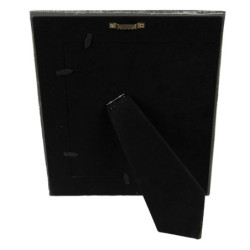 Šedý antik fotorámeček s plastickým okrajem - 23*2*28 cm / 15*20 cm