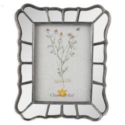 Stříbrný antik fotorámeček s patinou Dopio - 20*2*25 cm / 13*18 cm