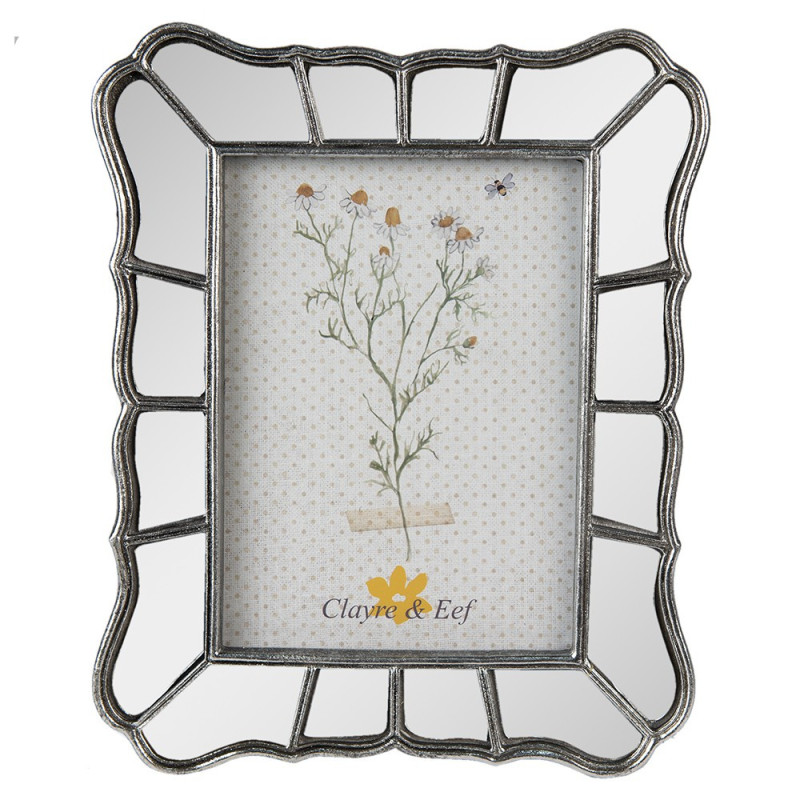 Stříbrný antik fotorámeček s patinou Dopio - 20*2*25 cm / 13*18 cm